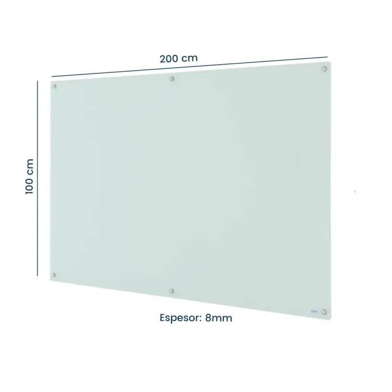 PIZARRA ENZO VIDRIO TEMPLADO 200CM