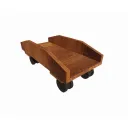 PORTA CPU RODANTE DE MADERA