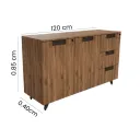 CREDENZA LINEAL KITTY