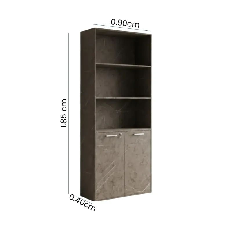BIBLIOTECA MADERA GIRONA 80CM