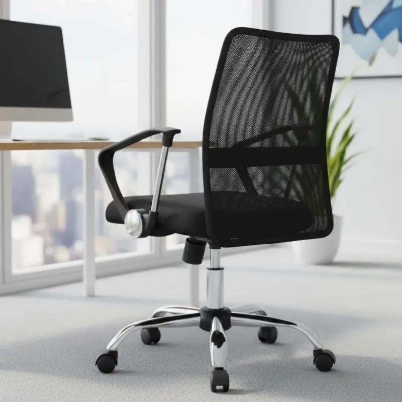 SILLA OFICINA ANNA COLOR NEGRO