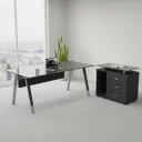 ESCRITORIO AMALIA GRIS OSCURO