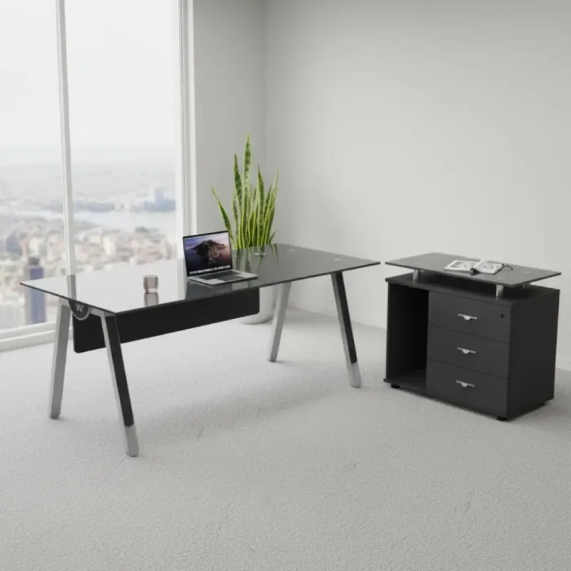 ESCRITORIO AMALIA GRIS OSCURO