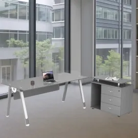 ESCRITORIO AMALIA GRIS CLARO 2