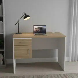 ESCRITORIO OFICINA SARA TEKA/BLANCO 120CM 2