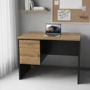 ESCRITORIO OFICINA SARA CAFE/NEGRO 120CM