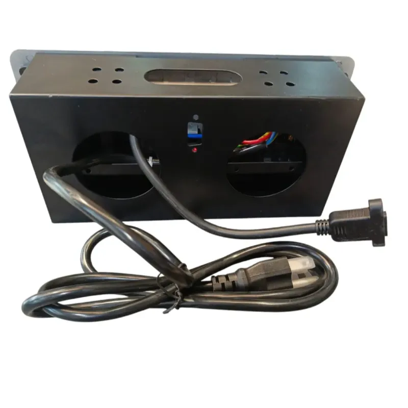 TOMA CORRIENTE TIPO PUSH HDMI COLOR NEGRO