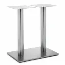 BASE RECTANGULAR CROMADA