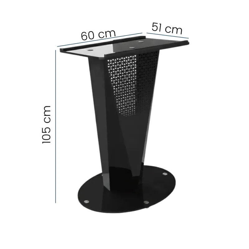 ATRIL ESTRELLA VIDRIO / METAL