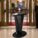 ATRIL ESTRELLA VIDRIO / METAL