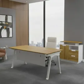 ESCRITORIO OFICINA VERENICE TEKA -BLANCO 140CM 2