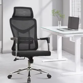 SILLA OFICINA MAYORCA COLOR NEGRO