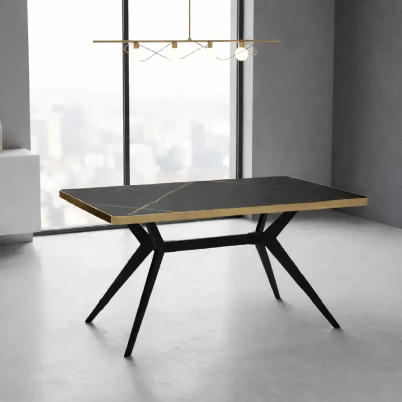 MESA RESTAURANT VIRGINIA COLOR NEGRO