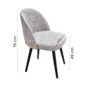 SILLA RYAN EN COLOR GRIS CLARO