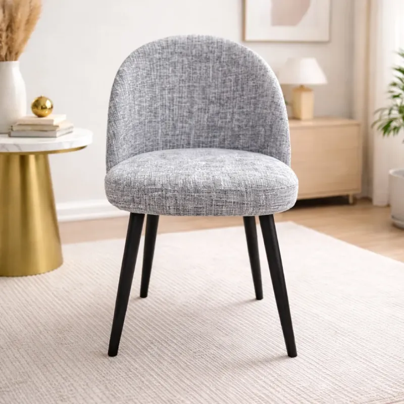 SILLA RYAN EN COLOR GRIS CLARO