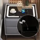 VELADOR CAJONERA LOURDES COLOR GRIS