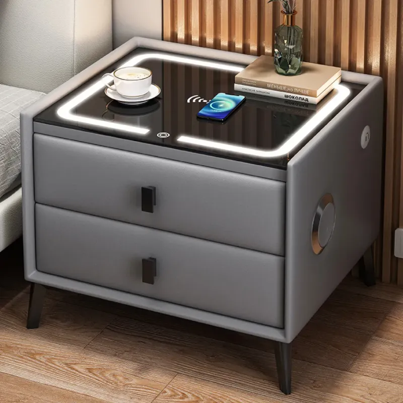 VELADOR CAJONERA LOURDES COLOR GRIS