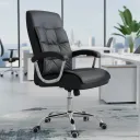 SILLON ARON CUERO SINTETICO COLOR NEGRO