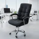 SILLON ARON CUERO SINTETICO COLOR NEGRO