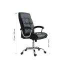 SILLON ARON CUERO SINTETICO COLOR NEGRO