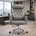 SILLA KATERIN CUERO SINTETICO COLOR GRIS