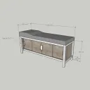 CHAILON MEDICO 180CM METAL MADERA