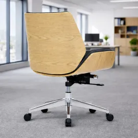 SILLON MONACO BAJO EN TAPIZ DE CUERINA NEGRA CON ESPALDAR DUNA 2