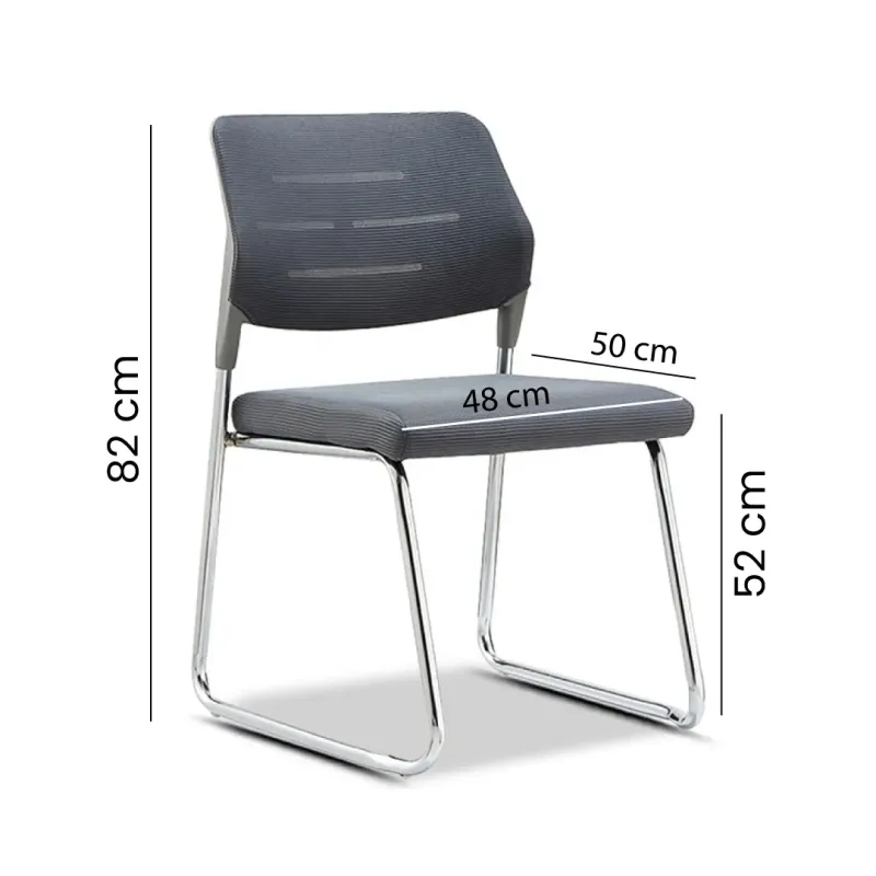 SILLA VISITA SELENA COLOR GRIS