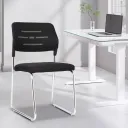 SILLA SELENA EN TELA NEGRA