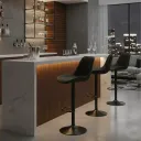 SILLA BAR CONAN COLOR NEGRO