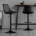 SILLA BAR CONAN COLOR NEGRO