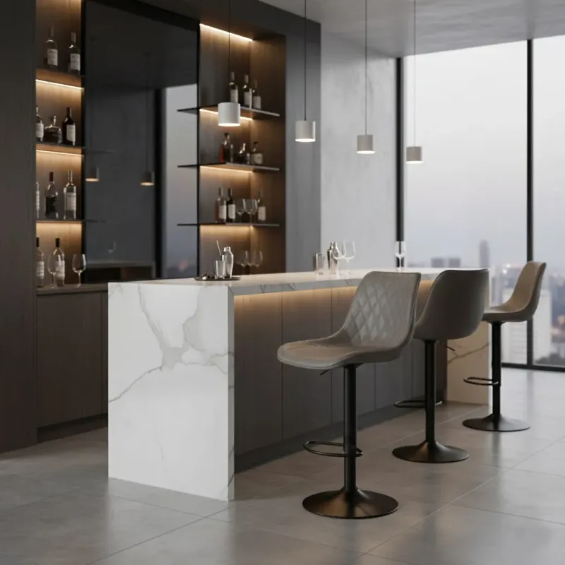 SILLA BAR CONAN COLOR GRIS