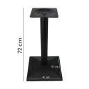 BASE CUADRADA COLOR NEGR0