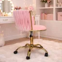 SILLA ROSE TELA VELVET PINK