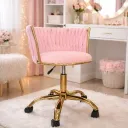 SILLA ROSE TELA VELVET PINK