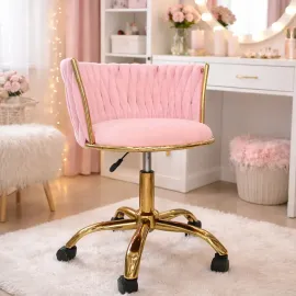SILLA ROSE TELA VELVET PINK 2
