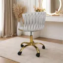 SILLA ROSE TELA VELVET GRIS