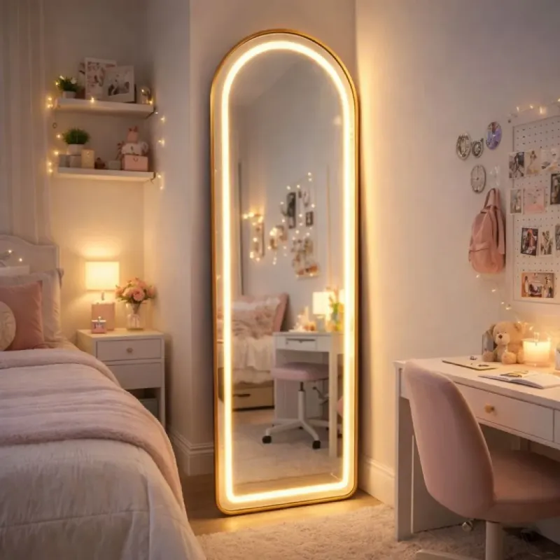 ESPEJO OVALADO MAYRA 170CM  LUZ LED