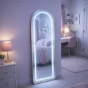 ESPEJO OVALADO VICKY 158CM LUZ LED