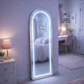 ESPEJO OVALADO VICKY 158CM LUZ LED 2