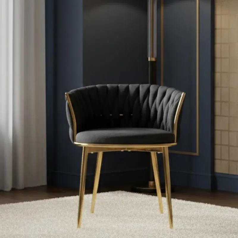 SILLA FIJA ESTEFANO NEGRO