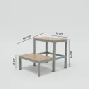 GRADILLA METAL 2 NIVELES