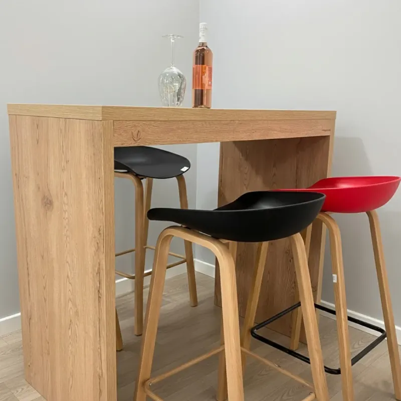 MESA BAR ALTA EUGENIO 140CM MADERA