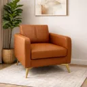 SOFA OSADIA DE 1P NARANJA