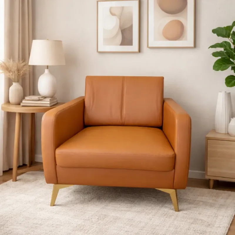 SOFA OSADIA DE 1P NARANJA
