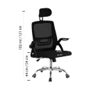 SILLA OFICINA ALFA PRO COLOR NEGRO