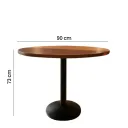 MESA RESTAURANT RUBI REDONDA 90CM