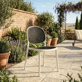 SILLA VISITA FLOYD CUERPO BLANCO