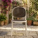 SILLA VISITA FLOYD CUERPO BLANCO