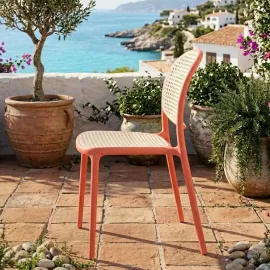 SILLA VISITA FLOYD CUERPO ROSADO 2